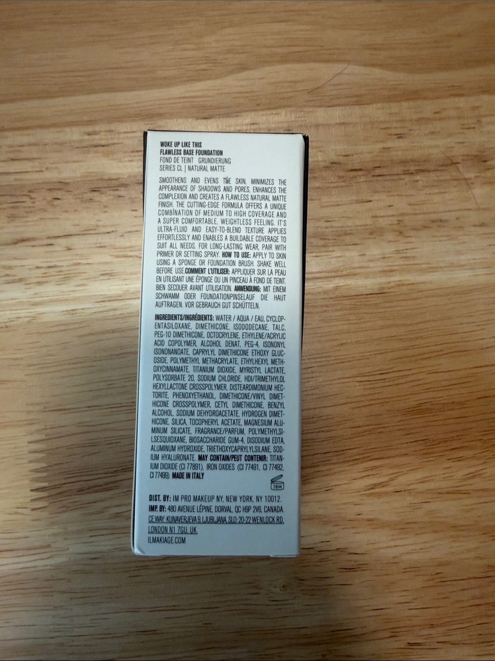 NIB IL MAKIAGE woke up like this Foundation - 105 - Picture 4 of 4